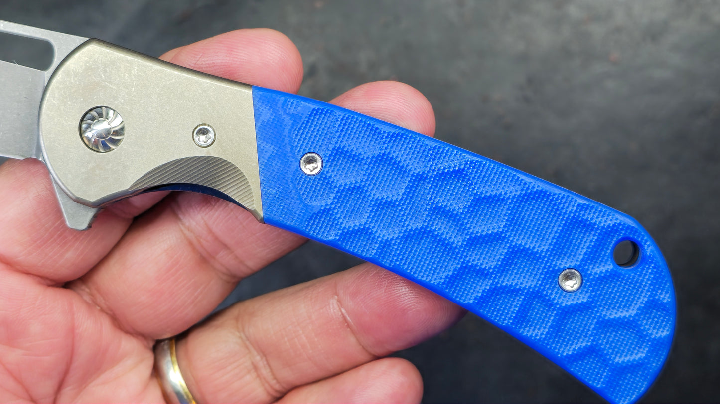 Rattle Snake F-10 Titanium Micarta S35VN (NEW)