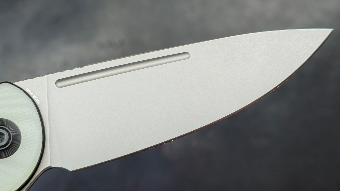 WEKNIFE Saakshi Flipper Knife G10 Handle 3.30" CPM 20CV Blade (NEW)