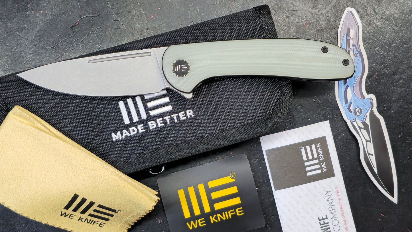 WEKNIFE Saakshi Flipper Knife G10 Handle 3.30" CPM 20CV Blade (NEW)