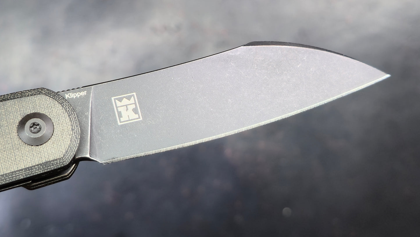 Kizer Klipper Micarta Handle 3.15 In 154CM (NEW)