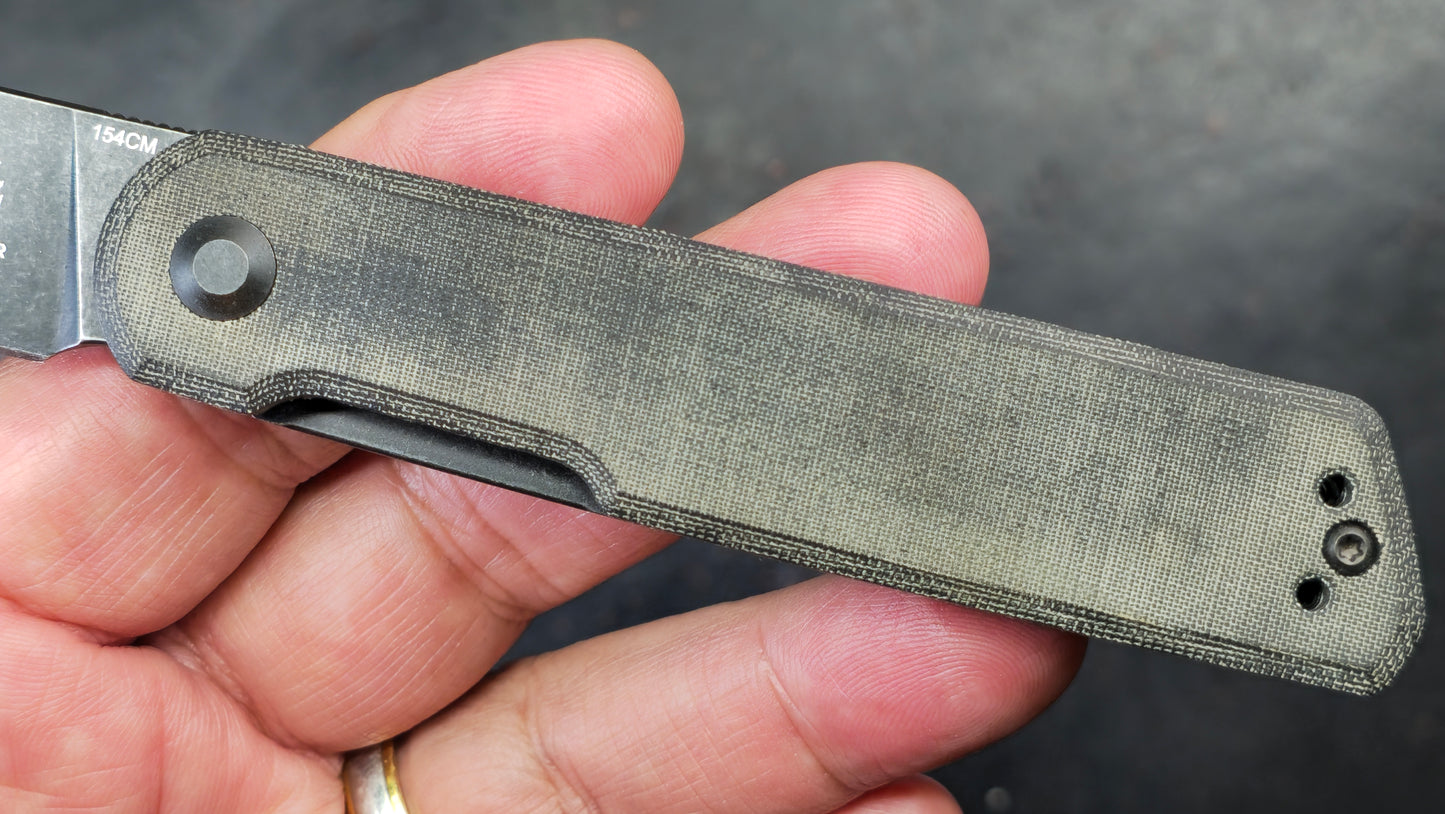 Kizer Klipper Micarta Handle 3.15 In 154CM (NEW)
