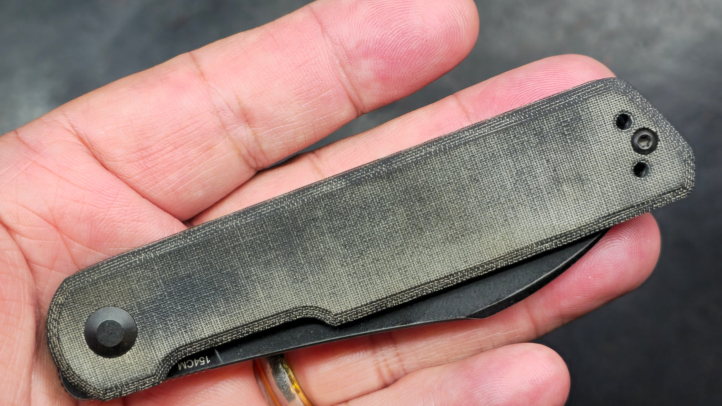 Kizer Klipper Micarta Handle 3.15 In 154CM (NEW)