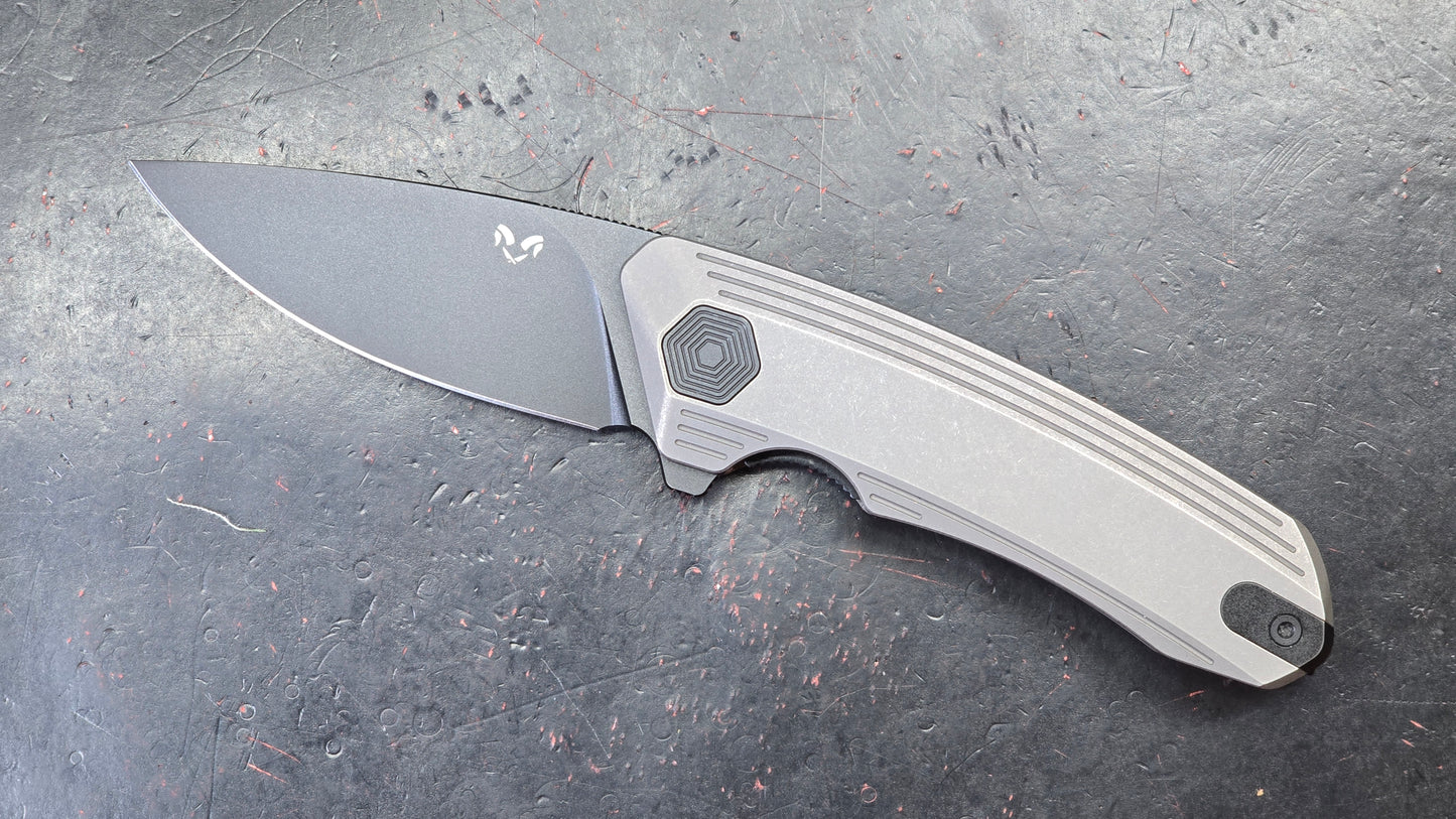 Damned Designs Invictus Liner Lock Knife SW Titanium 3.25" SW S35VN (NEW)
