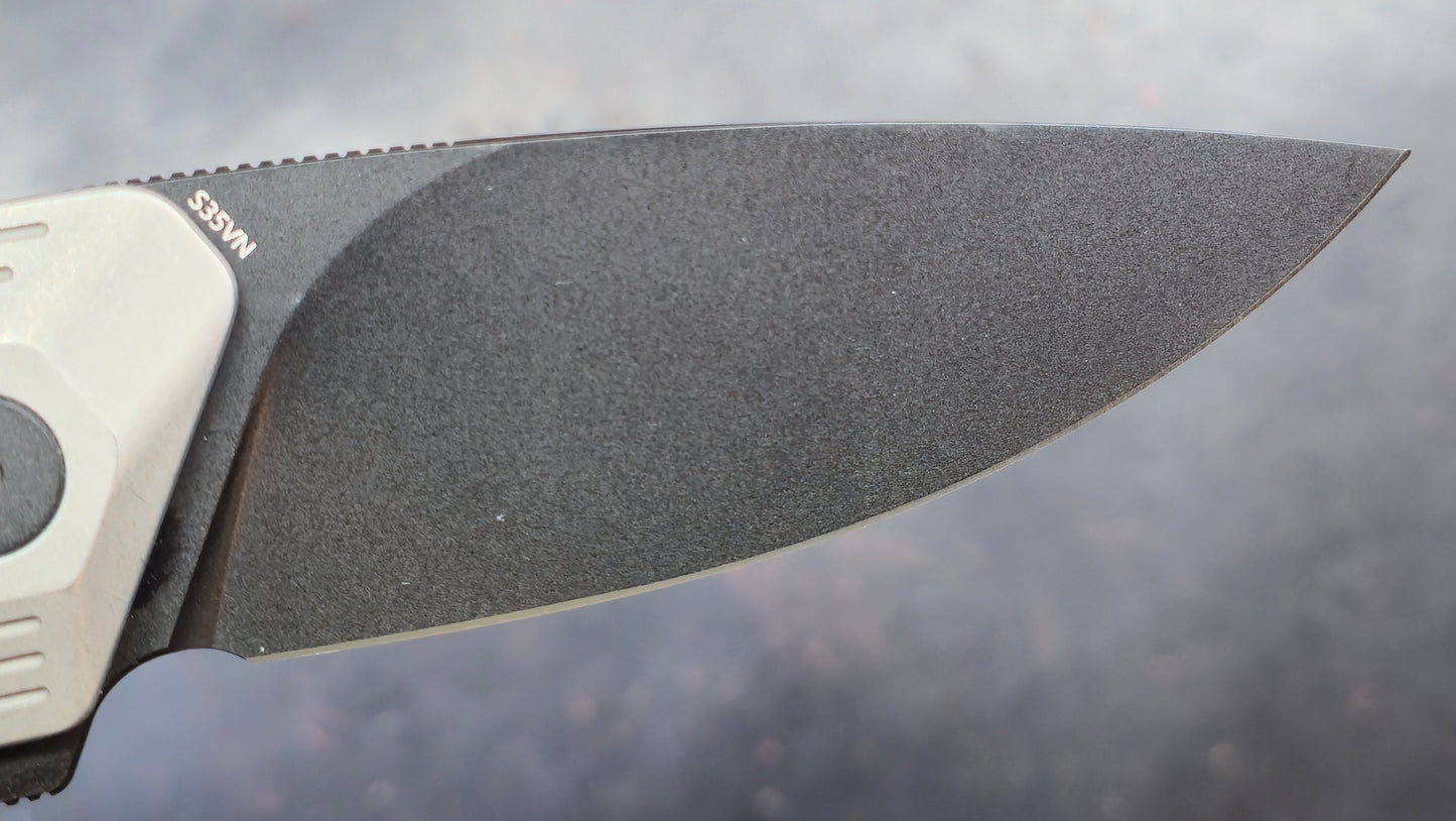 Damned Designs Invictus Liner Lock Knife SW Titanium 3.25" SW S35VN (NEW)