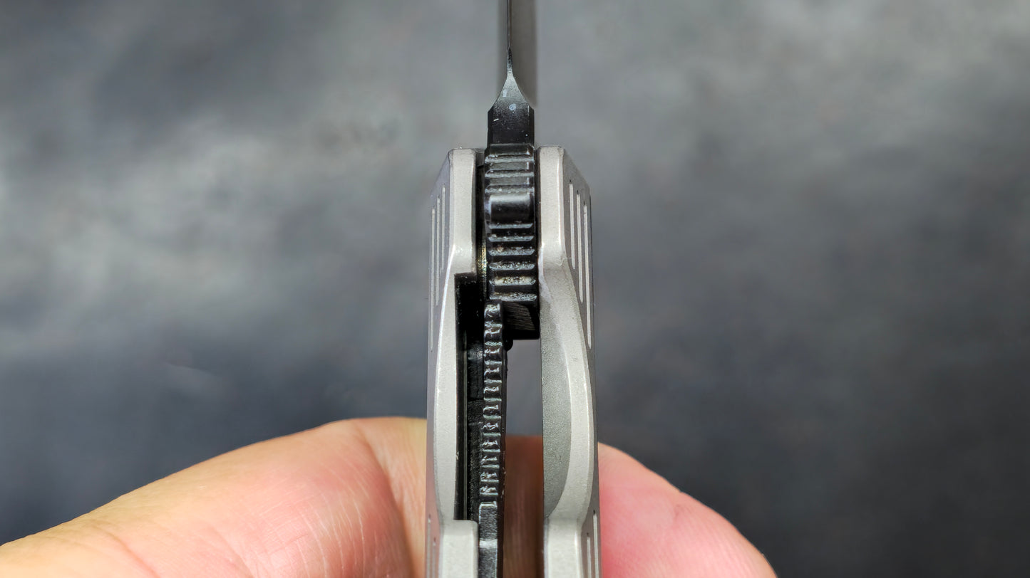 Damned Designs Invictus Liner Lock Knife SW Titanium 3.25" SW S35VN (NEW)