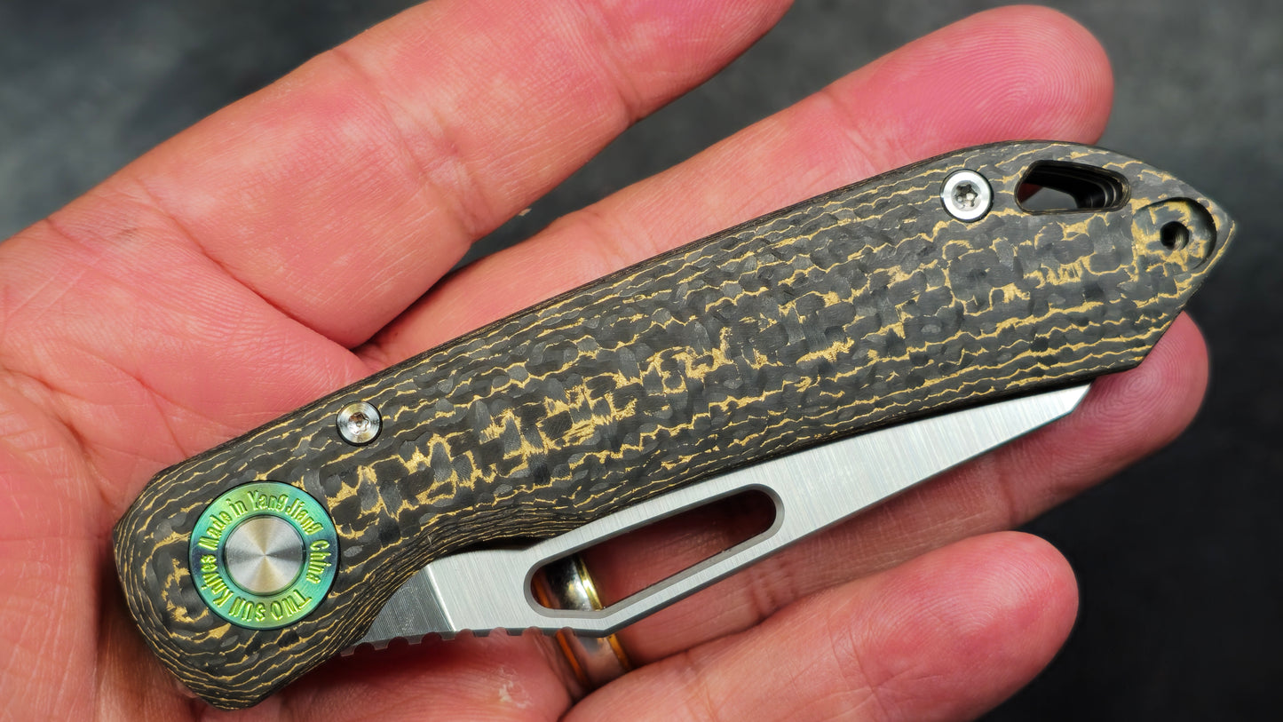 TWOSUN TS587 TC4 Carbon Fiber M390 (NEW)