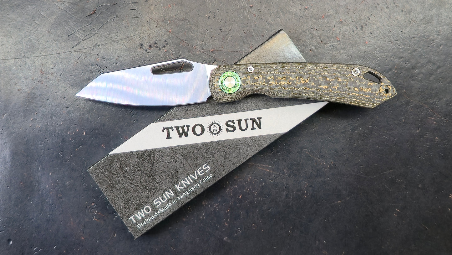 TWOSUN TS587 TC4 Carbon Fiber M390 (NEW)