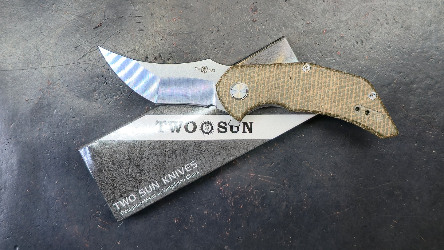TWOSUN TS235 Micarta 14C28N (NEW)