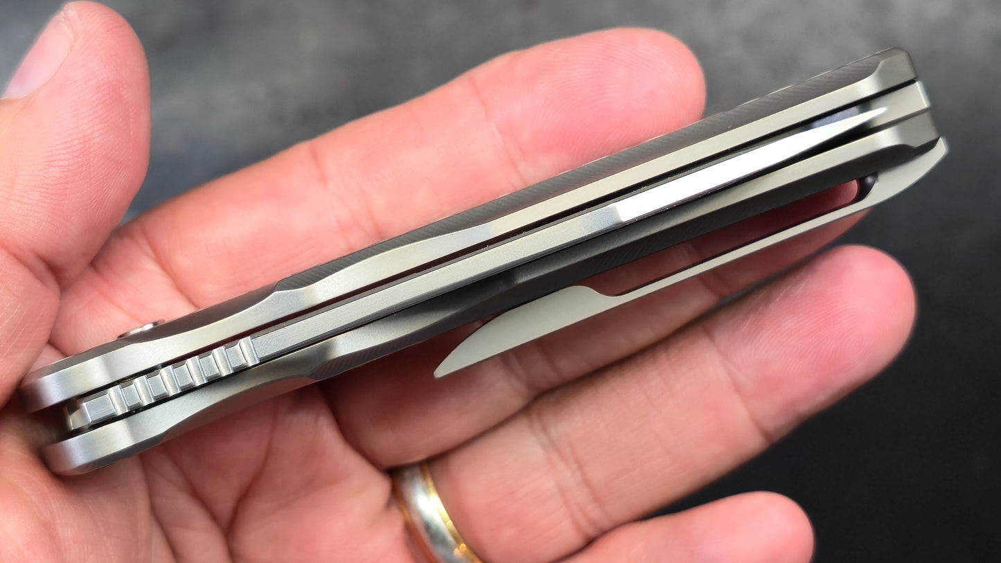 Sixleaf SL-78 Titanium Handle 14C28N Blade (NEW)