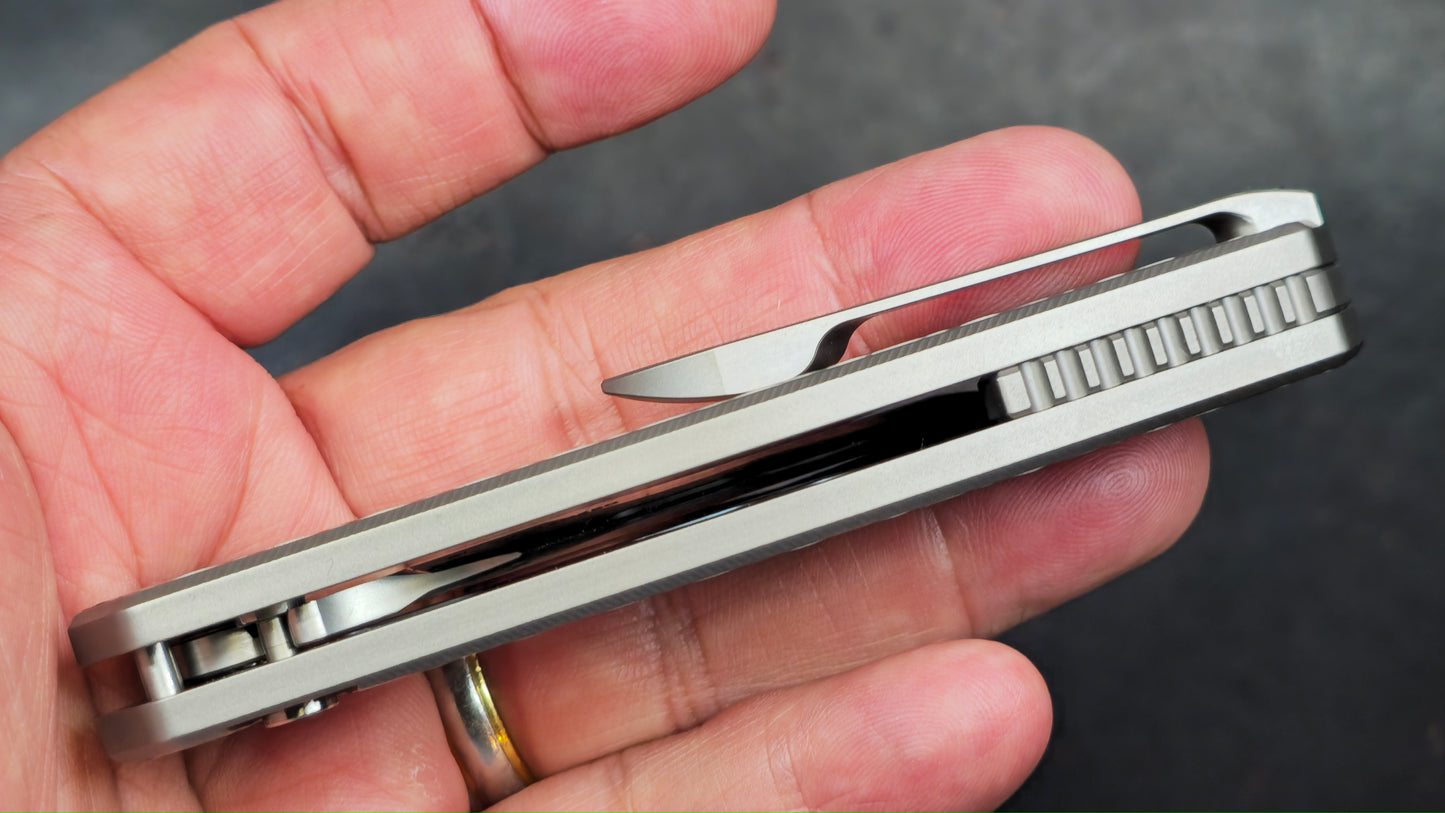 Sixleaf SL-78 Titanium Handle 14C28N Blade (NEW)
