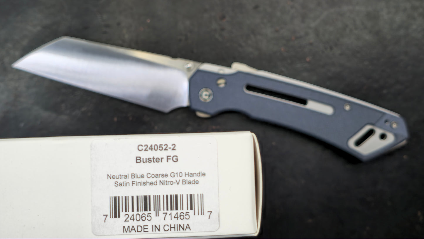 Civivi Buster Blue Coarse G10 Handle Nitro-V (NEW)