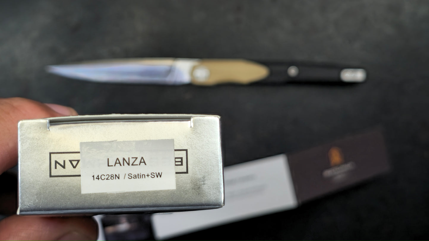 Bestechman Lanza Khaki/Black G10 Handle 14C28N (NEW)