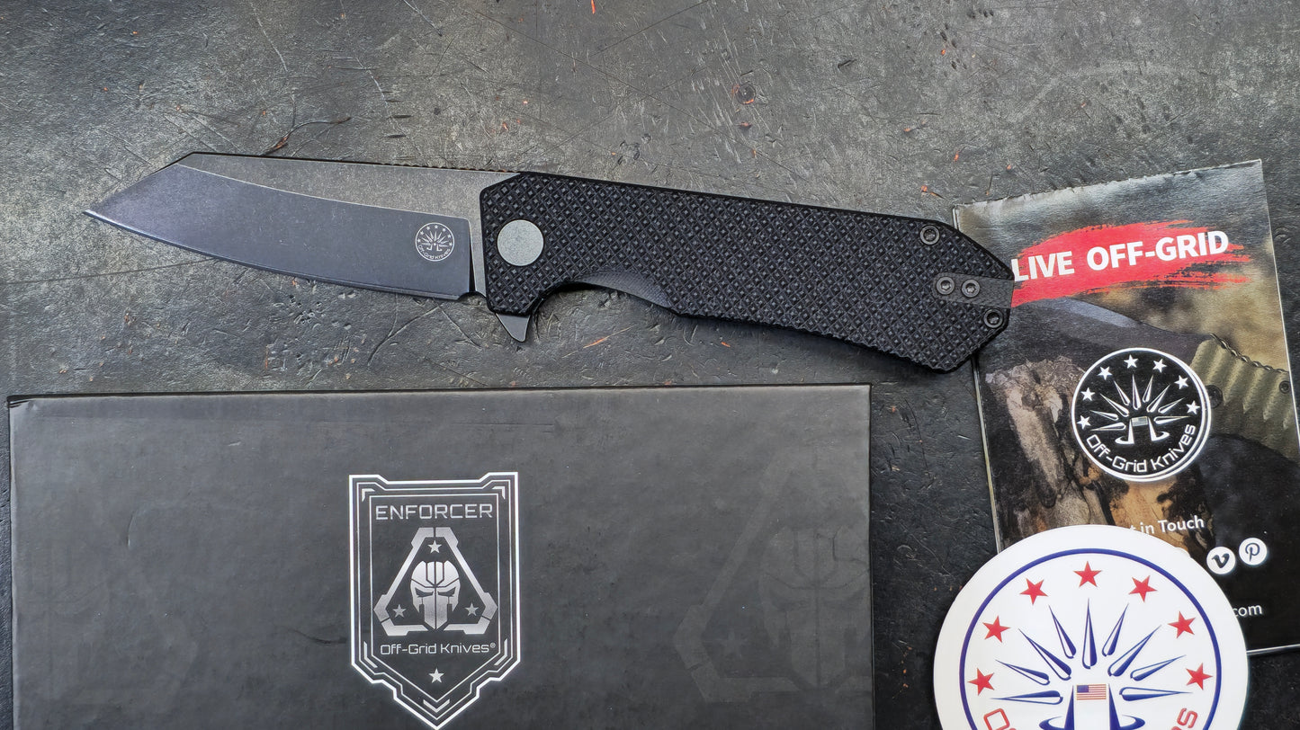 Off-Grid Enforcer Textured G-10 154CM (NEW)
