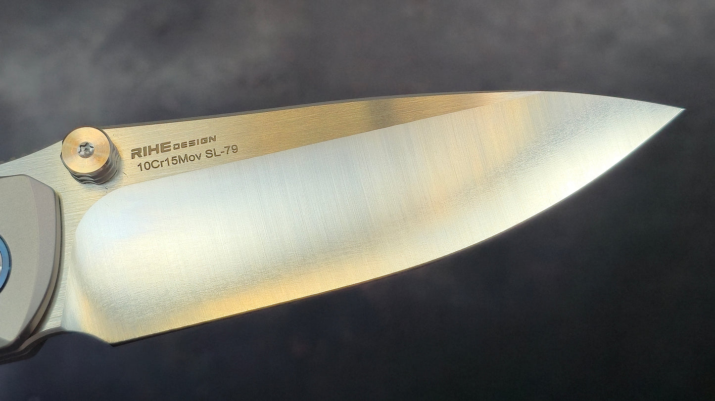 Sixleaf SL-79 Titanium Carbon Fiber 10CR15MOV (NEW)