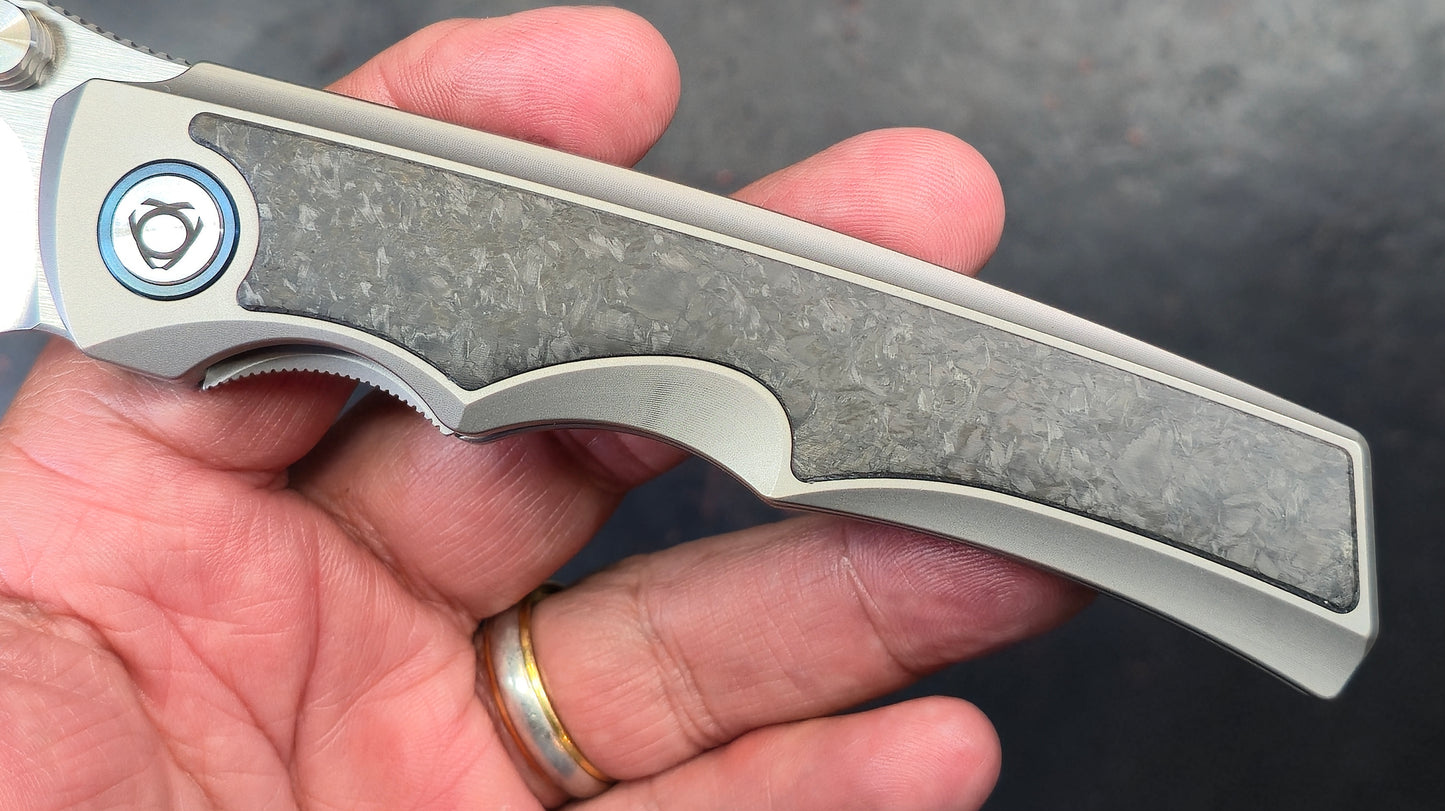 Sixleaf SL-79 Titanium Carbon Fiber 10CR15MOV (NEW)