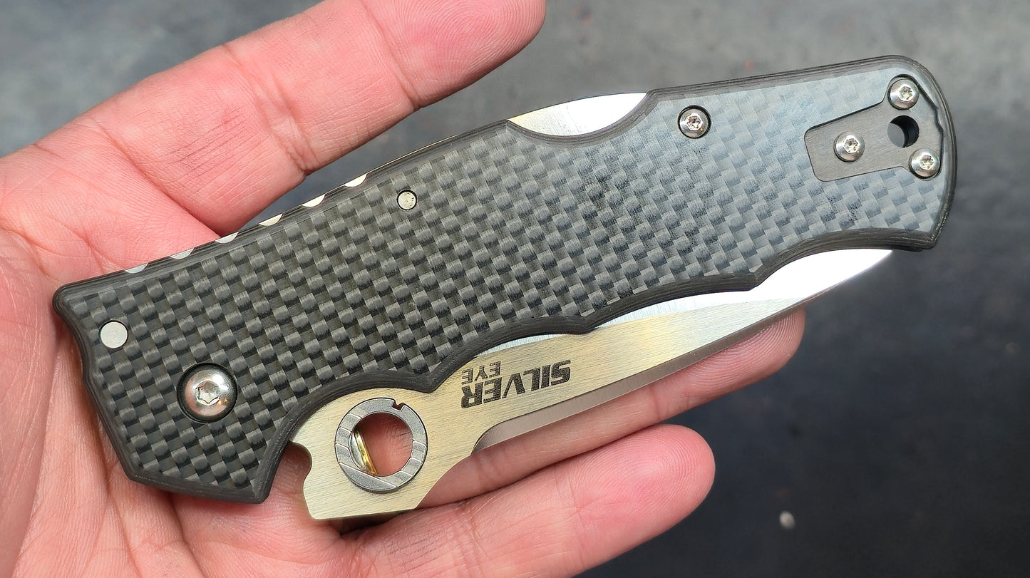 Cold Steel Silver Eye Carbon Fiber S35VN (NEW / MODIFIED)
