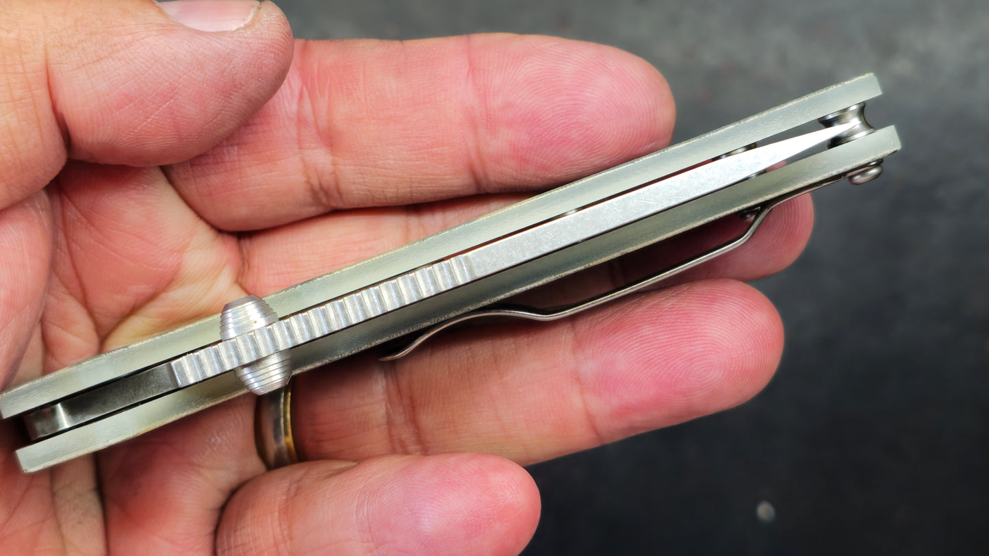 Demko AD20.5 Digi G10 Handle Shark Lock Clip Point S35VN (NEW)