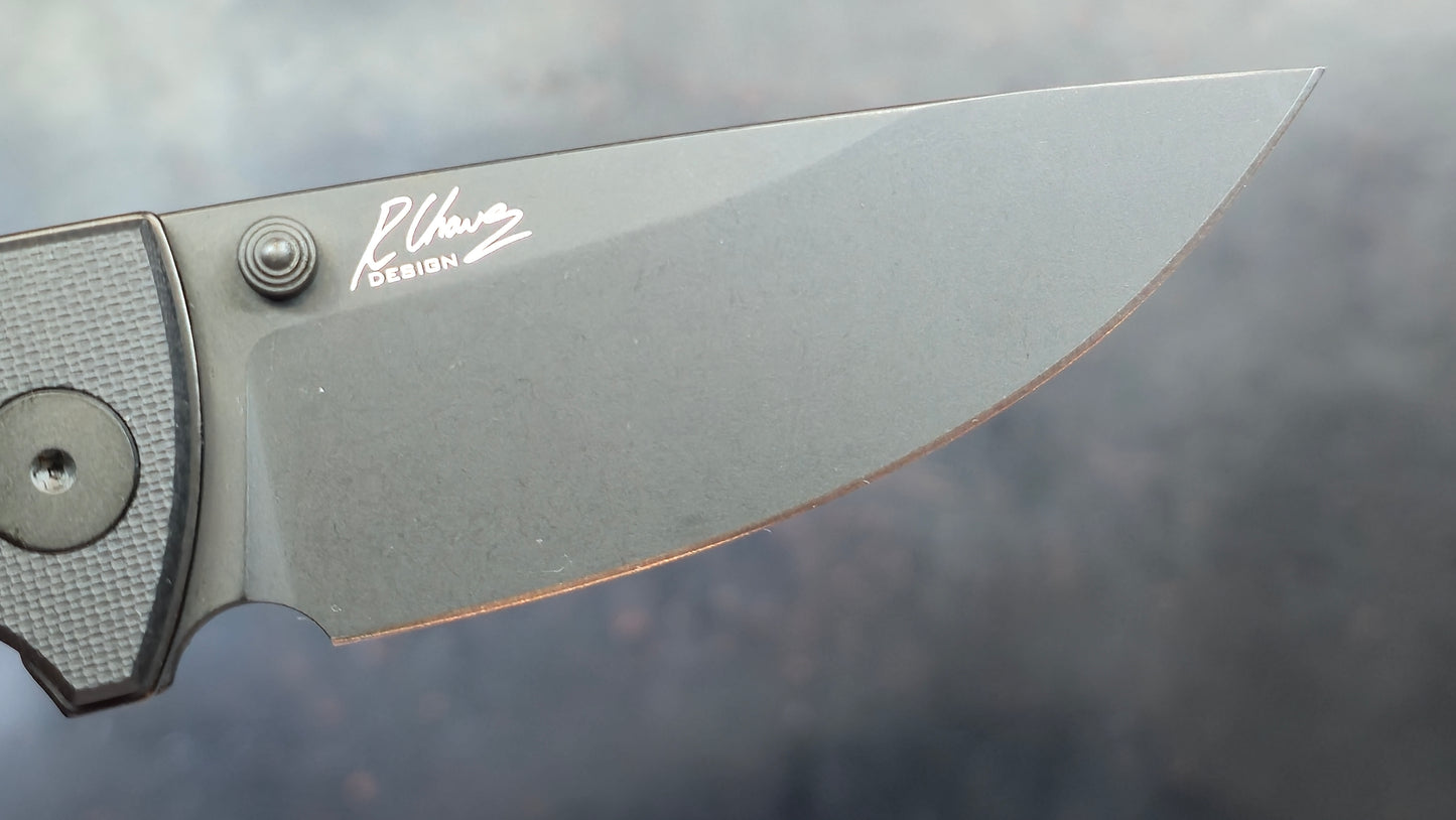 Eikonic RCK9 Folding Knife Black G10 Handle D2 (NEW)