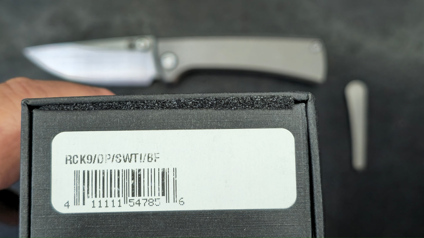 Chaves Knives RCK9 Titanium Handle M390 (NEW)