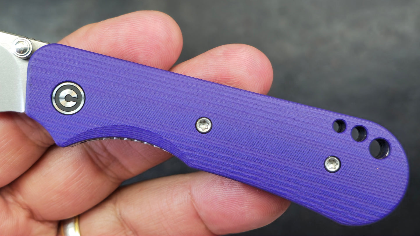 Civivi Crabby Purple G10 Handle 14C28N (NEW)