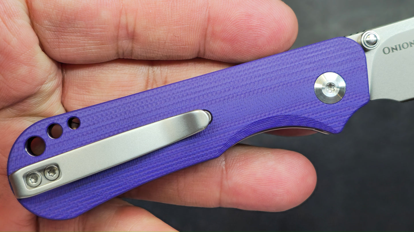 Civivi Crabby Purple G10 Handle 14C28N (NEW)