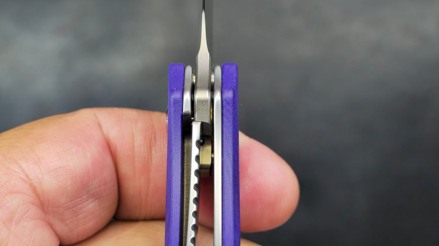 Civivi Crabby Purple G10 Handle 14C28N (NEW)