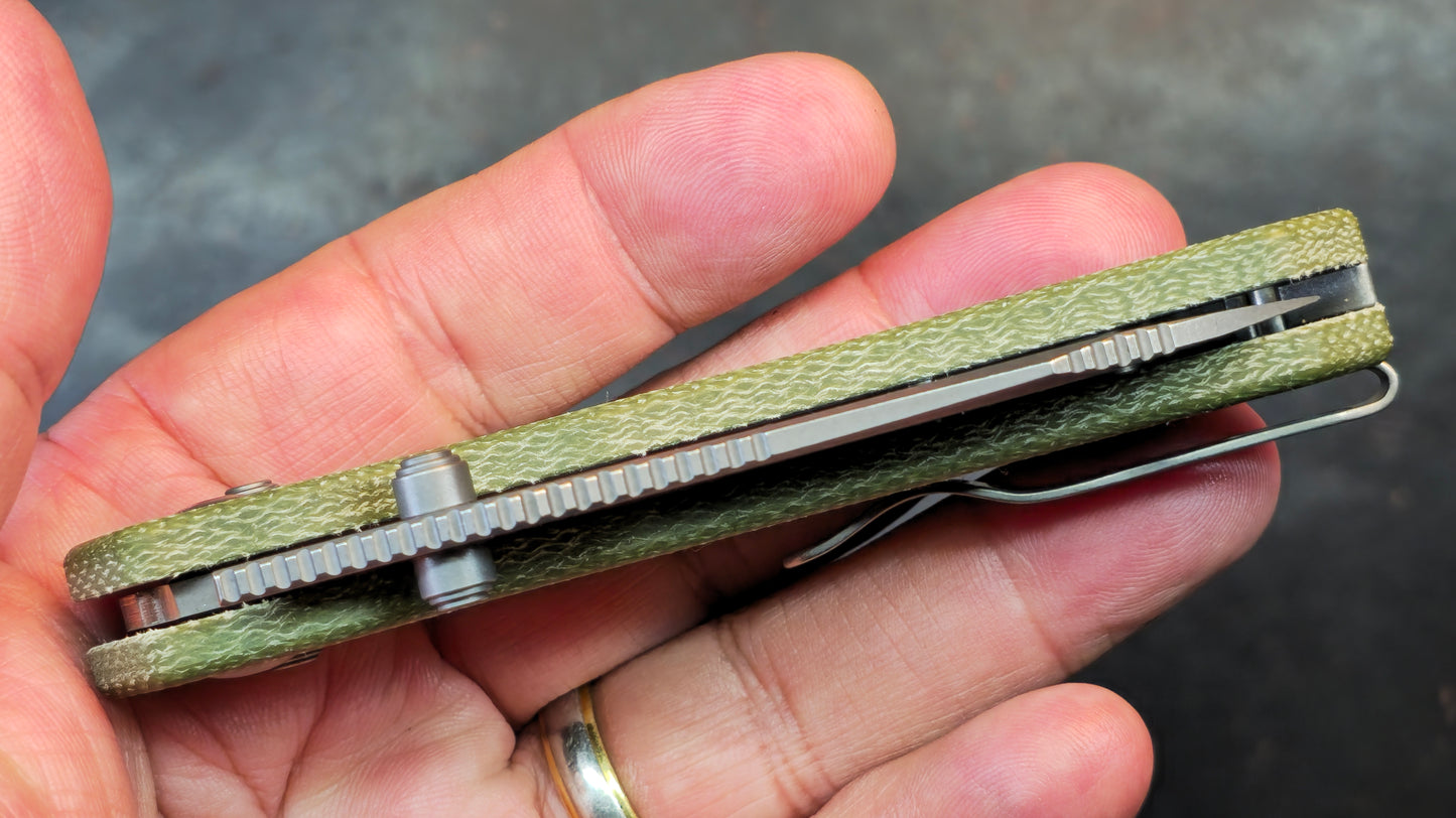 Kizer Bulldog Micarta Handle Nitro-V (NEW)