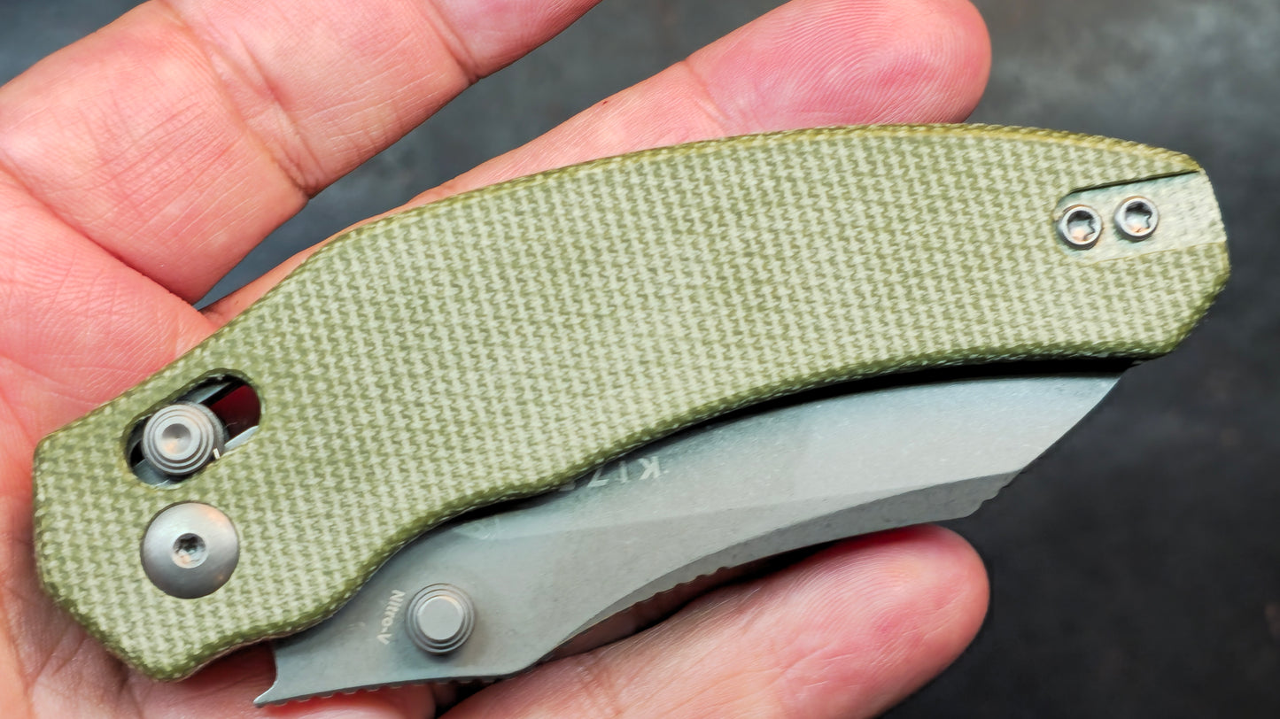 Kizer Bulldog Micarta Handle Nitro-V (NEW)