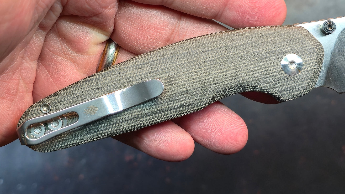 Kizer Meteora Black Micarta Handle Nitro-V (NEW)