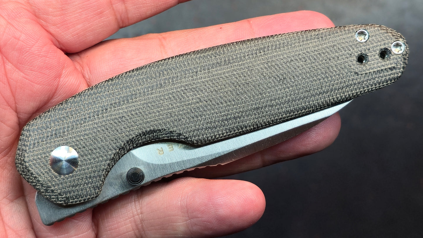 Kizer Meteora Black Micarta Handle Nitro-V (NEW)