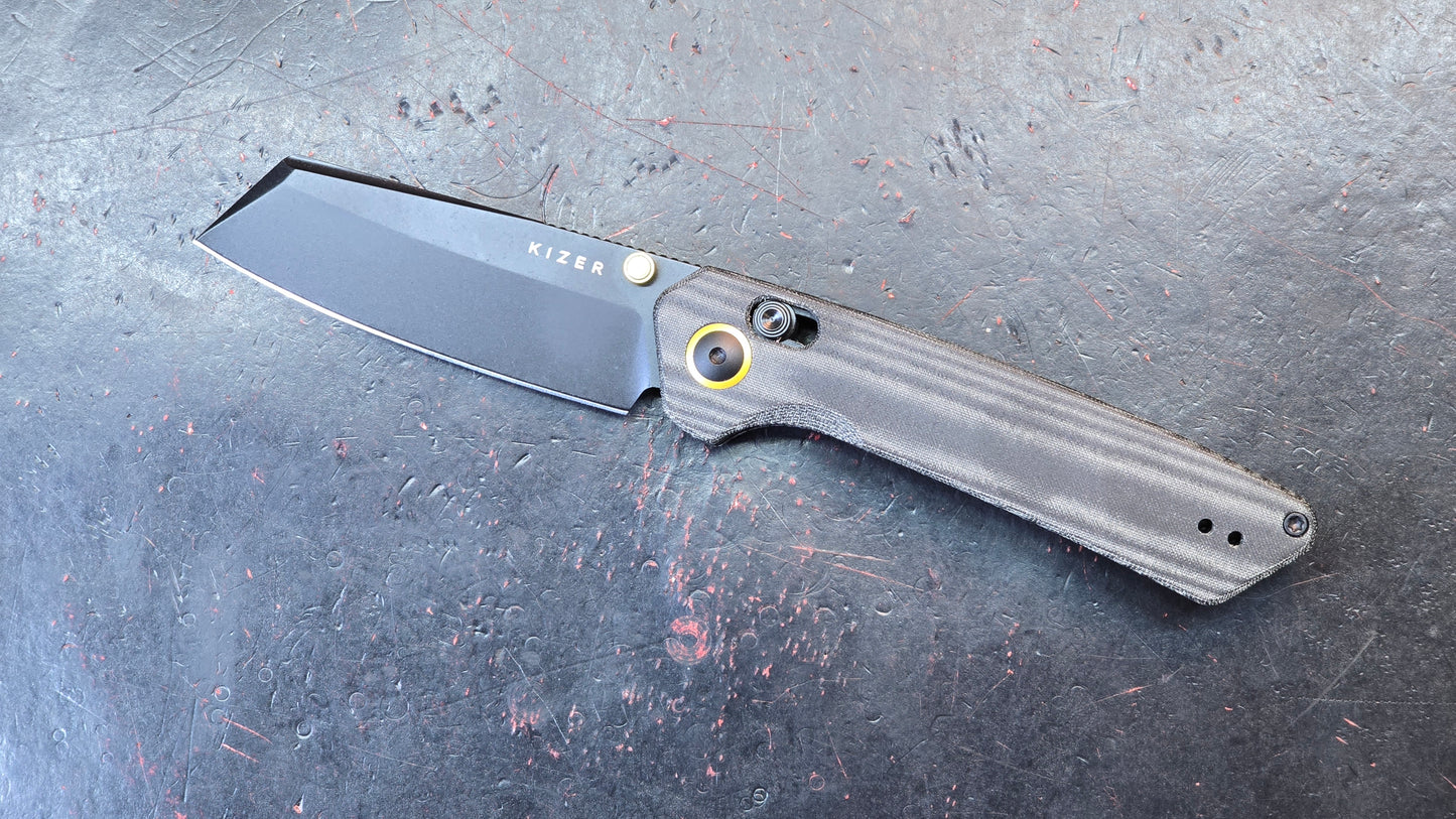 Kizer Madrac Black Micarta Handle Nitro-V (NEW)