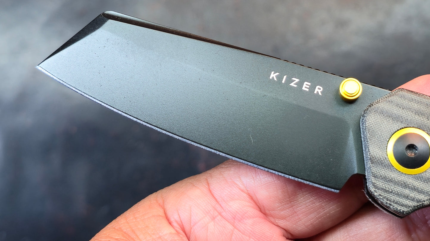 Kizer Madrac Black Micarta Handle Nitro-V (NEW)