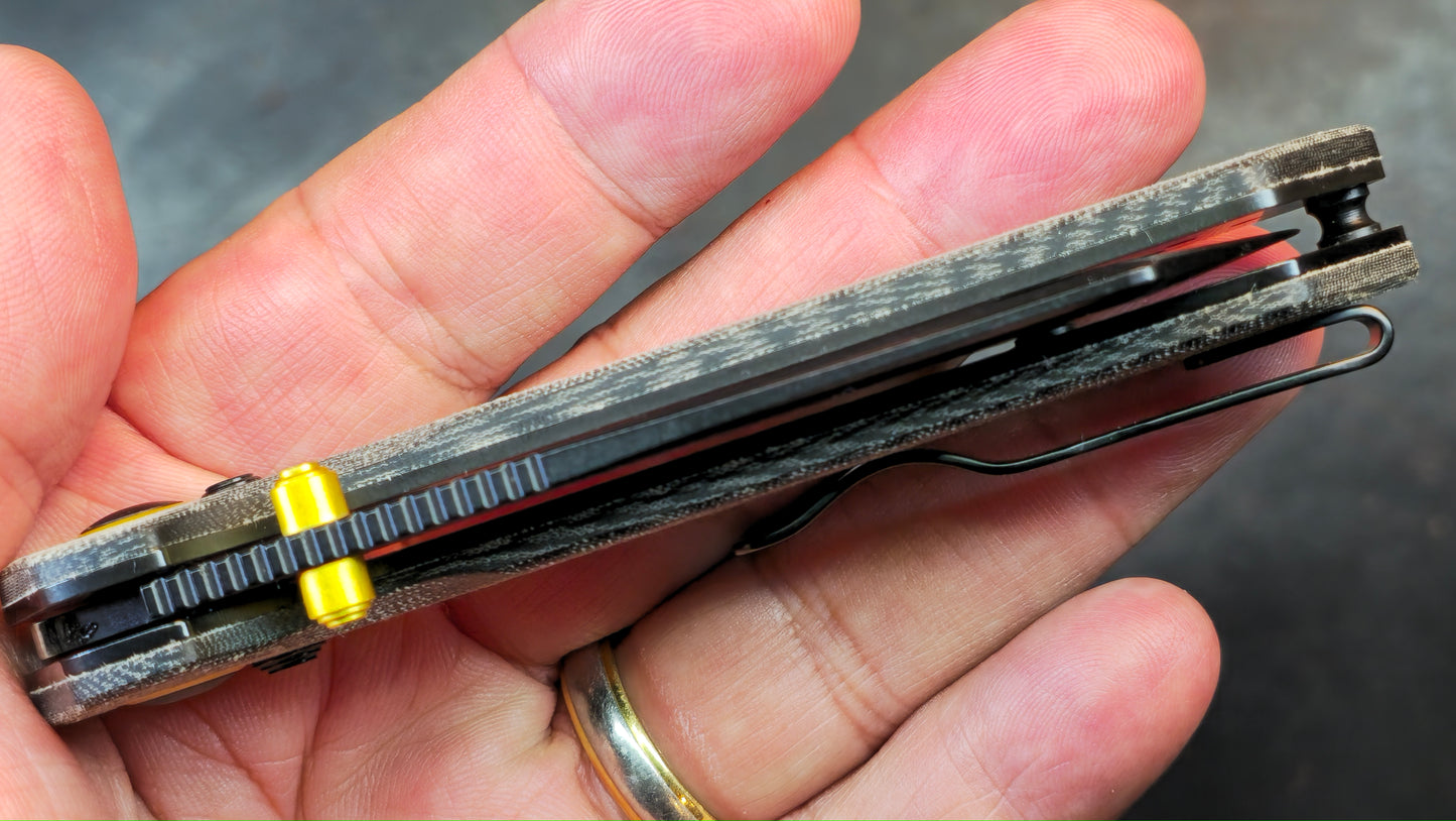 Kizer Madrac Black Micarta Handle Nitro-V (NEW)