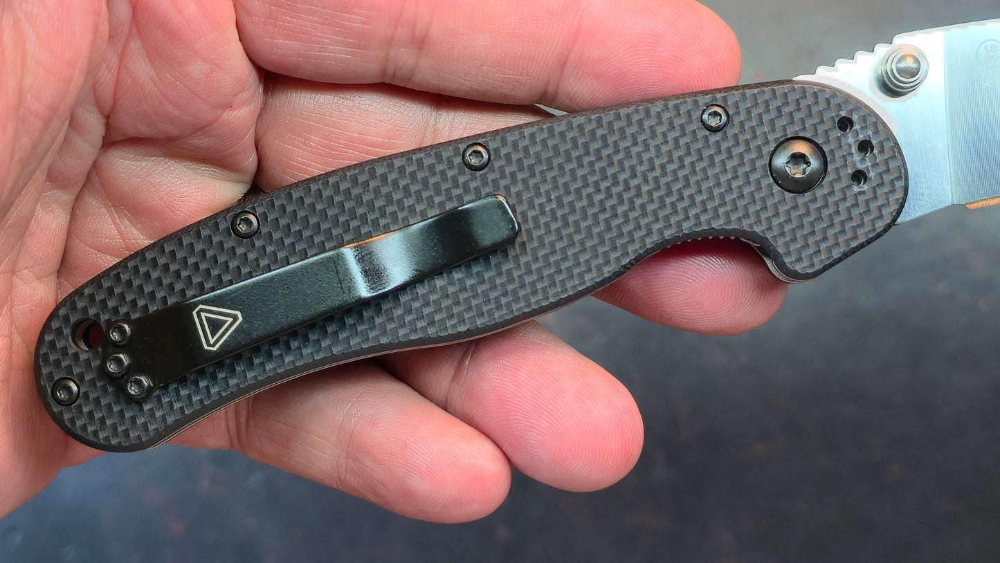 Ontario RAT 1.5 Folding Knife Black G10 Handle Magnacut (NEW)