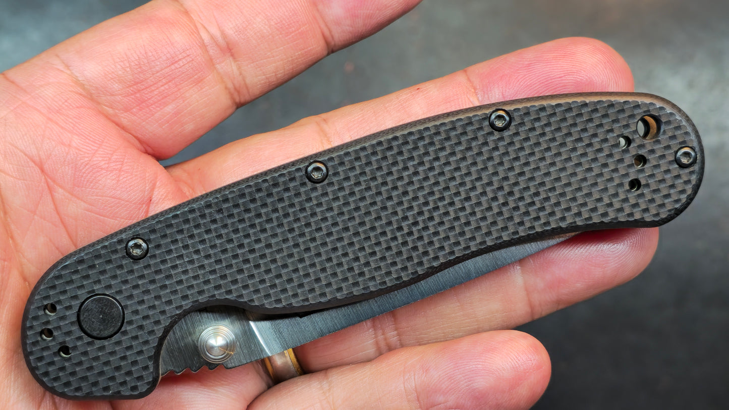 Ontario RAT 1.5 Folding Knife Black G10 Handle Magnacut (NEW)
