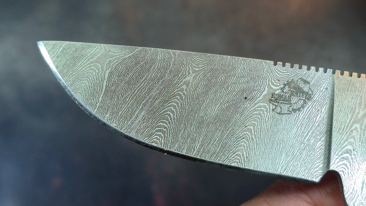Knives Ranch 3183-B Bone Damascus (DISCOUNT APPLIED IN CART)