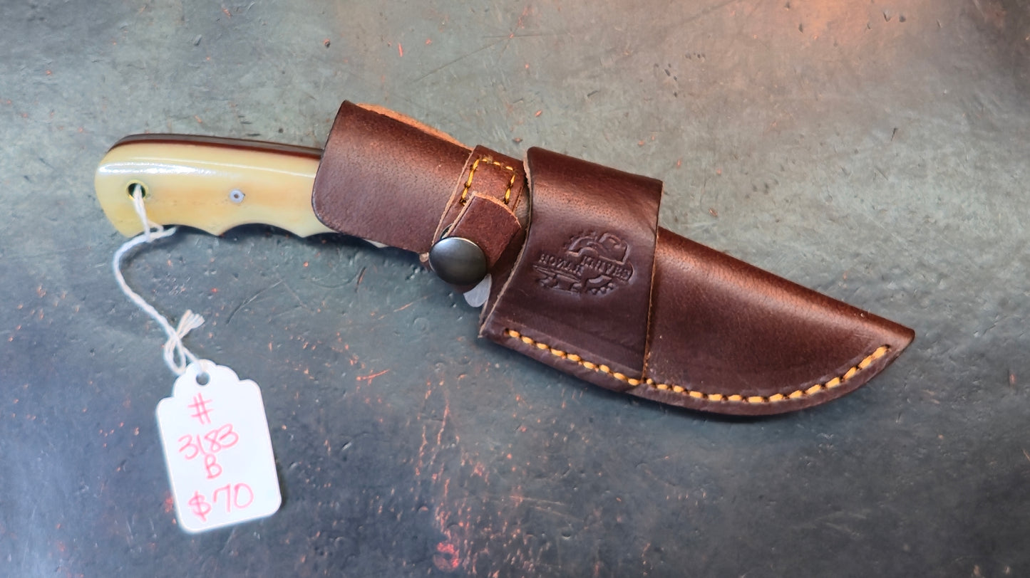 Knives Ranch 3183-B Bone Damascus (DISCOUNT APPLIED IN CART)