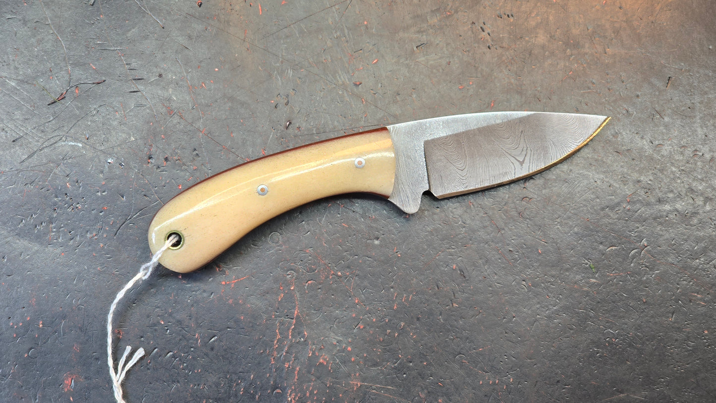 Knives Ranch 4404-B Bone Damascus (DISCOUNT APPLIED IN CART)