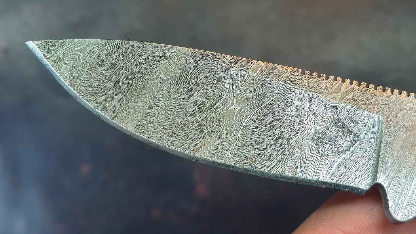 Knives Ranch 3110-B Bone Damascus (DISCOUNT APPLIED IN CART)