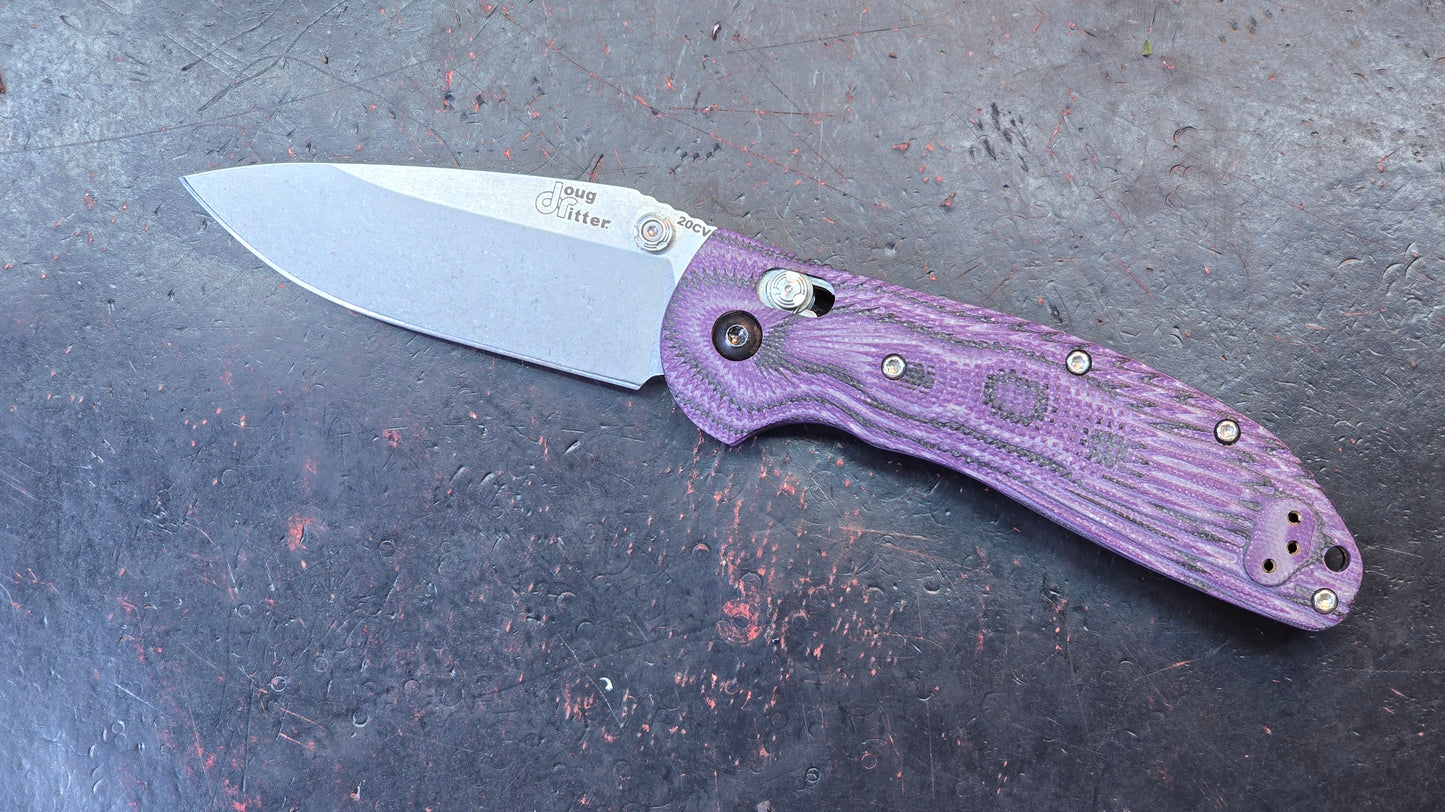 Doug Ritter RSK® Mk1-G2 - G-Mascus® Purple G-10 Handle CPM 20CV (USED)