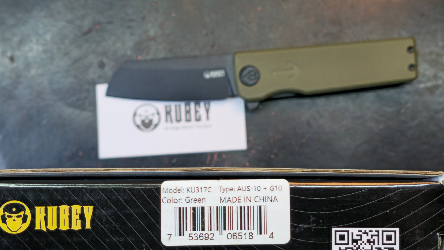 Kubey Sailor G10 Handle AUS 10 Blade