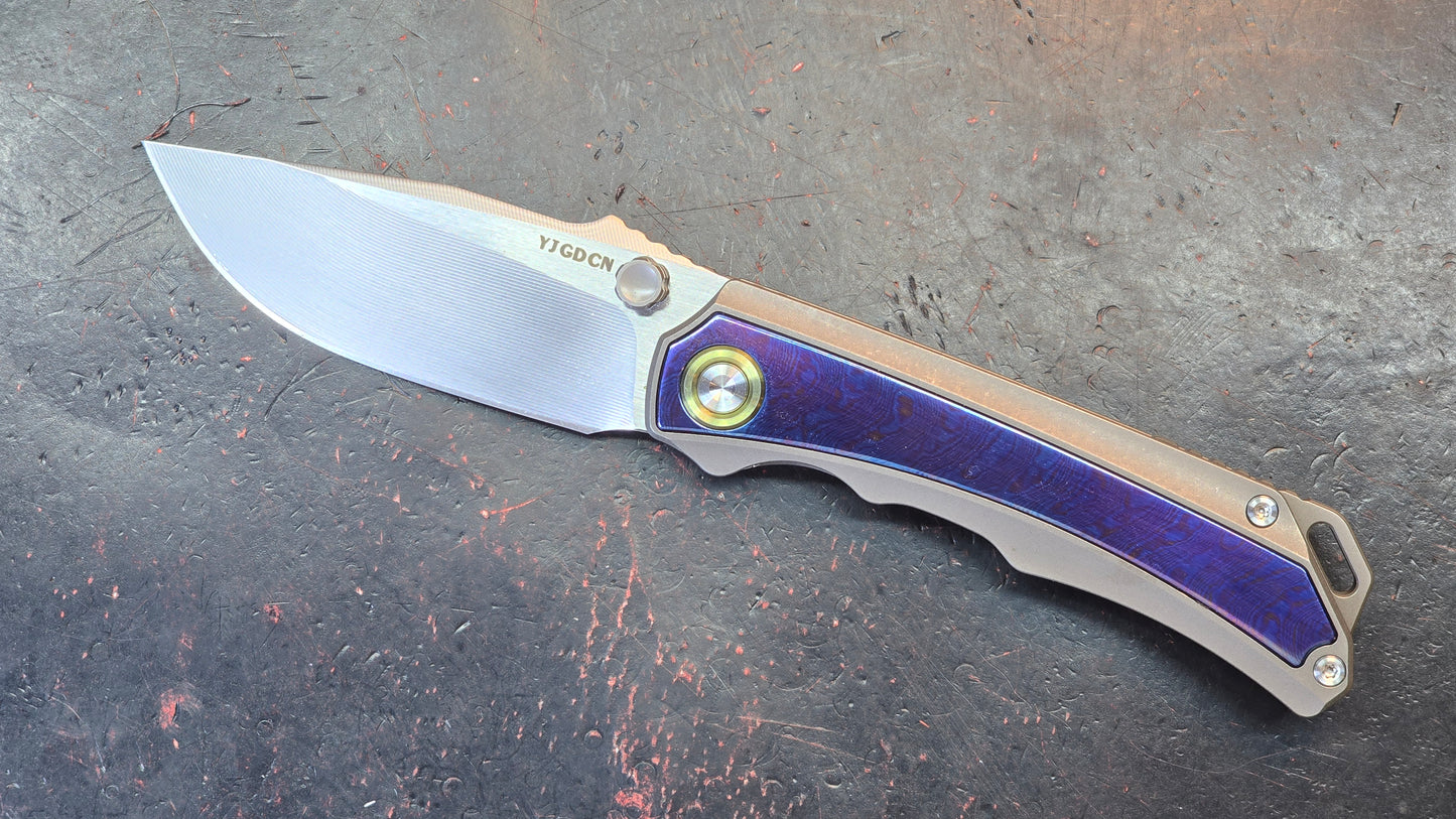 YJGDCN YJ2524 Titanium Timascus M390