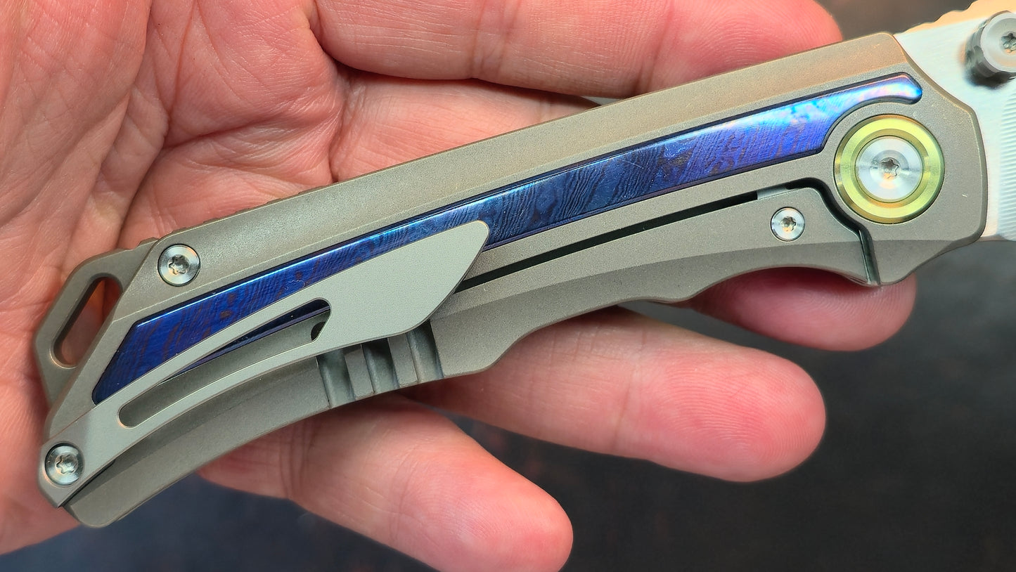 YJGDCN YJ2524 Titanium Timascus M390