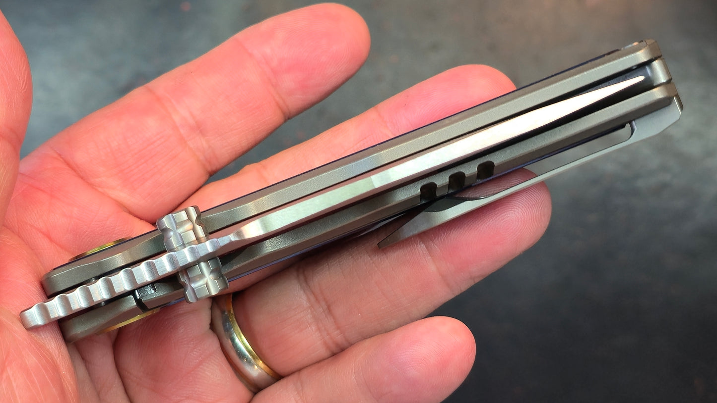 YJGDCN YJ2524 Titanium Timascus M390