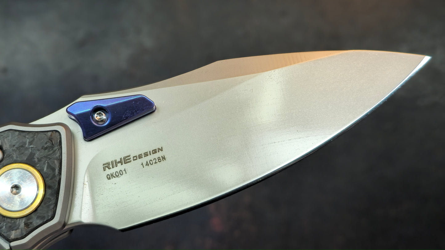 QK 001 Titanium Carbon Fiber 14C28N