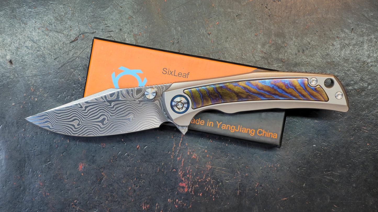 Sixleaf SL-85 Titanium Timascus RWL34+PMC24