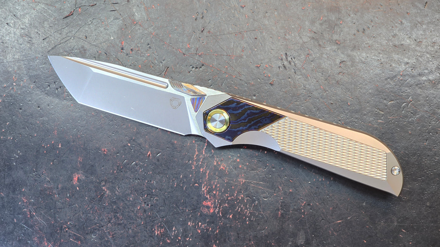 Sixleaf SL-84 Titanium Timascus M390