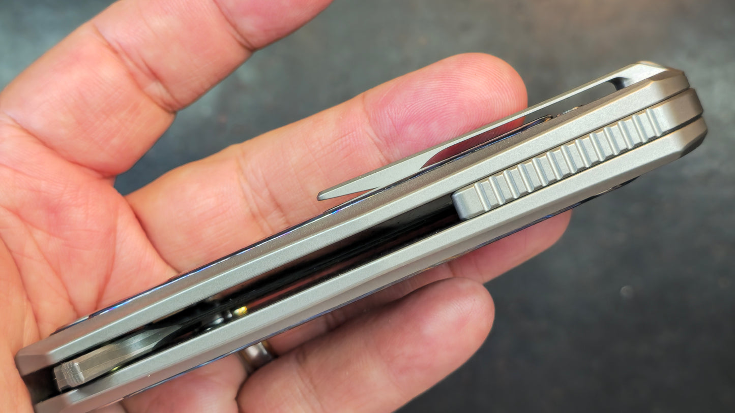 SixLeaf Folding SL-85-TI+Zirconium Titanium+Zirconium Handle RWL34+PMC27