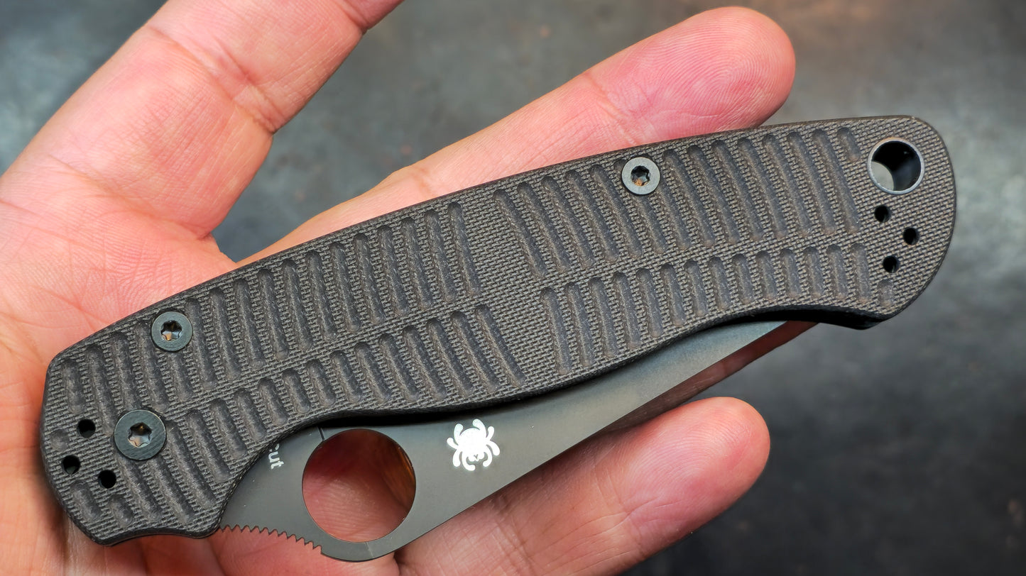 Spyderco Para 2 SALT G-10 Magnacut