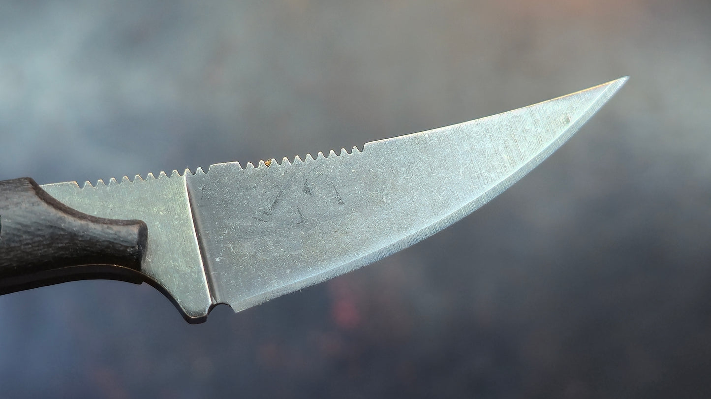 ITOKEY Tactical Knife EDC Fixed Knife G10 Handle with Kydex sheath, D2 Blade Full Tang